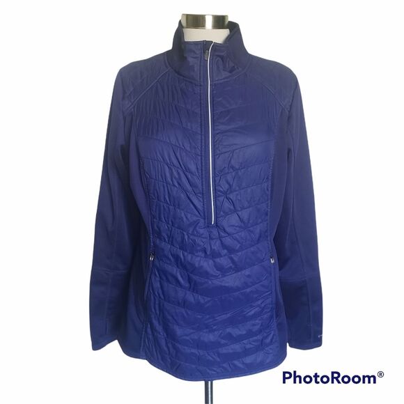 Champion Duo Dry PURPLE PullOver Jacket - 1/2 Zip - XL - Picture 3 of 9